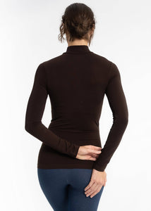 Long Sleeve Mock Neck Top
