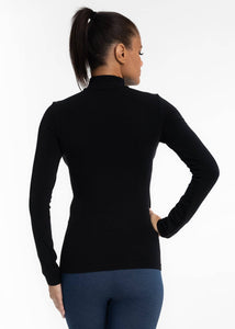 Long Sleeve Mock Neck Top