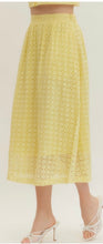 Load image into Gallery viewer, Entro Eyelet Skirt Set