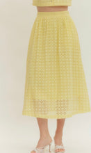 Load image into Gallery viewer, Entro Eyelet Skirt Set