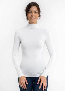 Long Sleeve Mock Neck Top