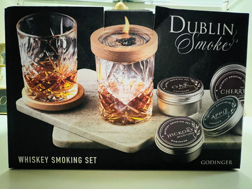 Dublin Crystal Whiskey Smoking Set