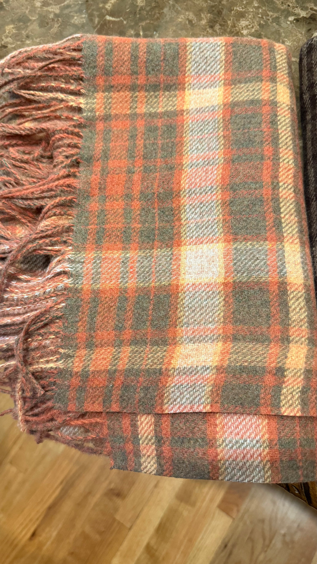 Fall Plaid Scarf