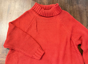 Rust Orange Oversized Sweater