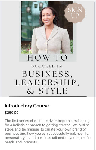 Course: Succeed at Business, Leadership, & Style