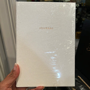 Sparkle White Journal