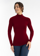 Load image into Gallery viewer, Long Sleeve Mock Neck Top