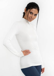 Long Sleeve Mock Neck Top