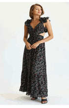 Load image into Gallery viewer, Fate Floral Cutout Maxi Dress